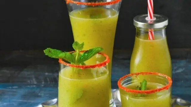 कच्चे आम और पुदीने का शरबत बनाने की रेसिपी (Mango Mint Sharbat Recipe)