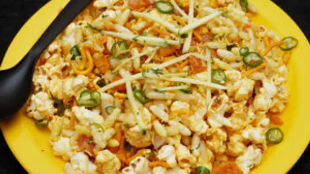 पॉपकॉर्न भेल से झटपट बनाएं चटपटे स्नैक्स (Popcorn Bhel Recipe)