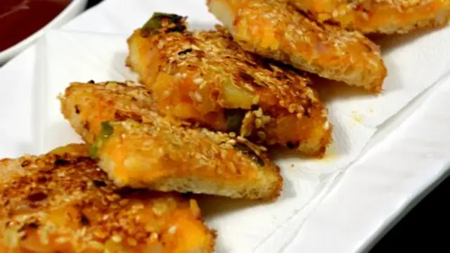 वेज सेसमे टोस्ट रेसिपी ( Veg Sesame Toast Recipe )