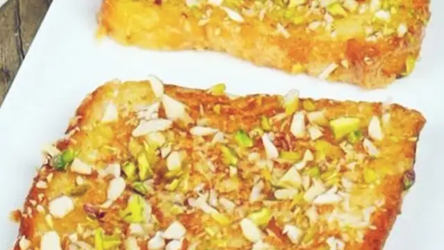 ड्राई फ्रूट कस्टर्ड ब्रेड टोस्ट रेसिपी ( Dry fruit Custard Bread Toast Recipe )