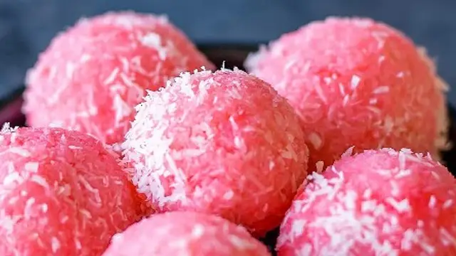 नारियल गुलाब लड्डू रेसिपी (Coconut Gulab Laddoo Recipe)