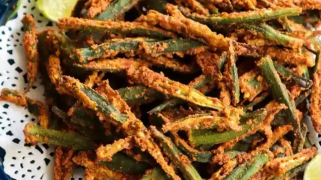 रेस्टोरेंट स्टाइल कुरकुरी भिंडी की रेसिपी ( Restaurant Style kurkuri Bhindi Recipe )